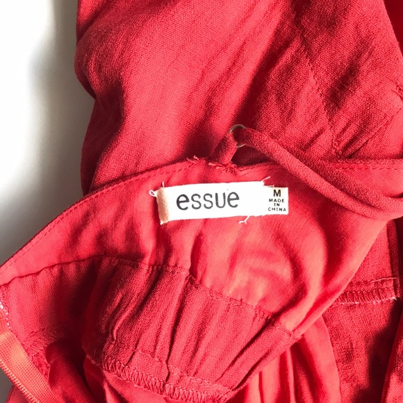 Button down dress - backless, pockets - Picture 4 of 7